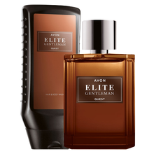 Load image into Gallery viewer, Avon Elite Gentleman Quest Set Eau de Toilette + Hair & Body Wash