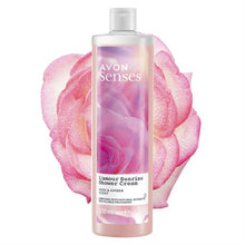 Load image into Gallery viewer, Avon Senses L'Amour Sunrise Rose & Amber Shower Cream - 500ml