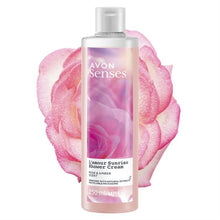 Load image into Gallery viewer, Avon Senses L'Amour Sunrise Rose & Amber Shower Cream - 250ml