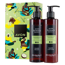 Load image into Gallery viewer, Avon Senses Essence Lemongrass & Coconut Gift Set