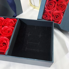 Load image into Gallery viewer, Handmade Soap Flower Rose & Fashion Jewelry Gift Packaging Box & Gift Bag & Set