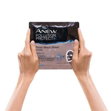 Load image into Gallery viewer, Avon Anew Pollution Protect Fresh Black Sheet Mask