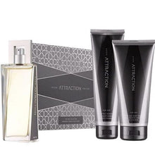 Load image into Gallery viewer, Avon Attraction for Him EDT & Aftershave & Hair&Body Wash Gift Set / Box