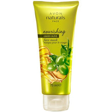 Load image into Gallery viewer, Avon Naturals Nourishing Green Olive Face Mask - 75ml