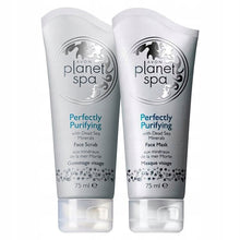 Load image into Gallery viewer, Avon Planet Spa Perfectly Purifying with Dead Sea Minerals Face Mask & Scrub Set