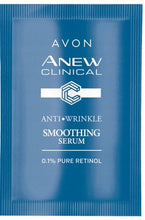 Load image into Gallery viewer, Avon Anew Anti-Wrinkle Smoothing Serum RE 0.1% Pure Retinol Sample Sachet - 2ml