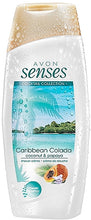 Load image into Gallery viewer, Avon Senses Caribbean Colada Coconut & Papaya Shower Crème - 250ml