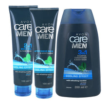 Load image into Gallery viewer, Avon Care Men Cooling Effect Shower & Shave Set