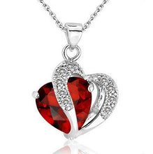 Load image into Gallery viewer, Luxury Heart Pendant Crystal Necklace