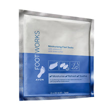 Load image into Gallery viewer, Avon Foot Works Moisturising Foot Mask Socks - 1 Pair