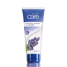 Load image into Gallery viewer, Avon Care Lavender Overnight Moisture Hand Cream - 75ml