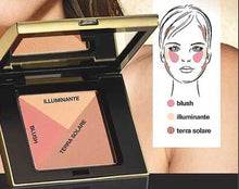 Load image into Gallery viewer, Avon Luxe 3 in 1 Powder Bronzer & Highlighter & Blush Palette