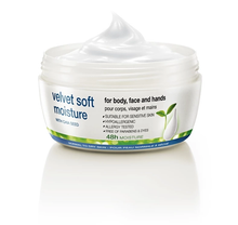 Load image into Gallery viewer, Avon Nutra Effects Velvet Soft Moisture with Chia Seed Body & Face & Hands Cream - 200ml