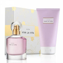 Load image into Gallery viewer, Avon Viva La Vita Perfume Gift Set / Box