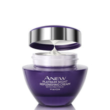 Load image into Gallery viewer, Avon Anew Platinum Night Replenishing Cream with Protinol - 50ml***