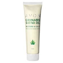 Load image into Gallery viewer, Avon Cannabis Sativa Oil Restore & Calm Hand & Body Balm - 150ml