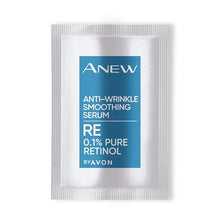 Load image into Gallery viewer, Avon Anew Anti-Wrinkle Smoothing Serum RE 0.1% Pure Retinol Sample Sachet - 2ml