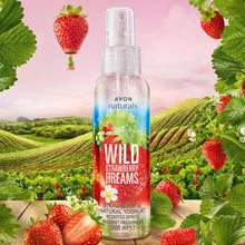 Load image into Gallery viewer, Avon Naturals Wild Strawberry Dreams Body Mist - 100ml