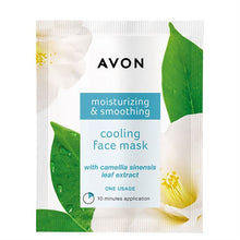 Load image into Gallery viewer, Avon Moisturizing & Smoothing Cooling Face Mask with Camellia Sinensis Leaf Extract - 8ml