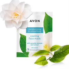 Load image into Gallery viewer, Avon Moisturizing & Smoothing Cooling Face Mask with Camellia Sinensis Leaf Extract - 8ml