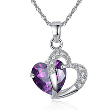 Load image into Gallery viewer, Luxury Heart Shaped Crystal Necklace