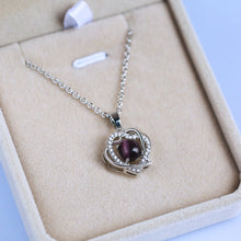 Load image into Gallery viewer, Opal Heart Necklace