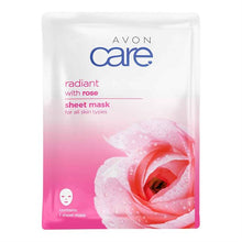Load image into Gallery viewer, Avon Care Rose Radiant Sheet Mask