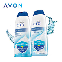 Load image into Gallery viewer, Avon Care Skin Defence Moisturising Hand & Body Wash & Lotion Set