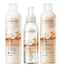 Load image into Gallery viewer, Avon Naturals Vanilla & Sandalwood Shower Gel - 200ml