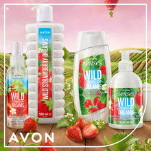 Load image into Gallery viewer, Avon Senses Wild Strawberry Dreams Strawberry & Natural Yoghurt Shower Crème - 500ml