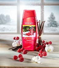Load image into Gallery viewer, Avon Senses Winter Treasure Raspberry & Vanilla Shower Gel – 250ml (Limited Edition)