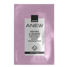 Load image into Gallery viewer, Avon Anew Refine &amp; Renew Collagen Boost Foundation Sample Sachet - 2ml
