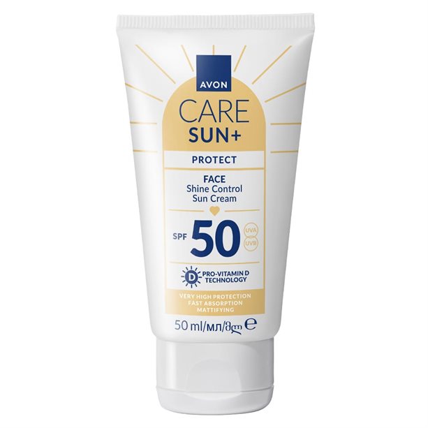 Avon Care Sun+ Protect Face Shine Control Sun Cream SPF 50 - 50ml