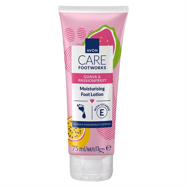Avon Care Foot Works Guava & Passion Fruit Moisturising Foot Lotion - 75ml