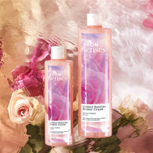 Load image into Gallery viewer, Avon Senses L&#39;Amour Sunrise Rose &amp; Amber Shower Cream - 250ml
