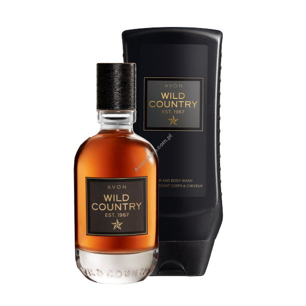 Avon Wild Country Eau de Toilette + Hair & Body Wash Gift Set