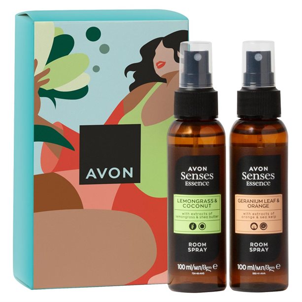 Avon Senses Essence Room Spray Set
