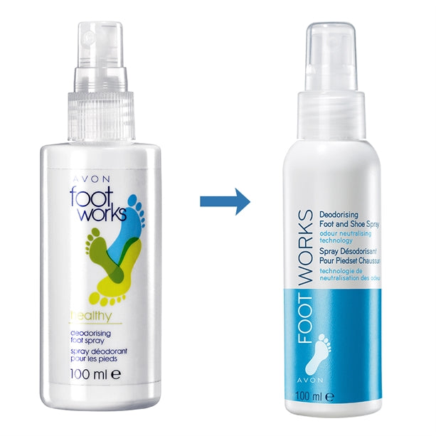 Avon Foot Works Deodorising Foot Spray 100ml – Fragrant Gift