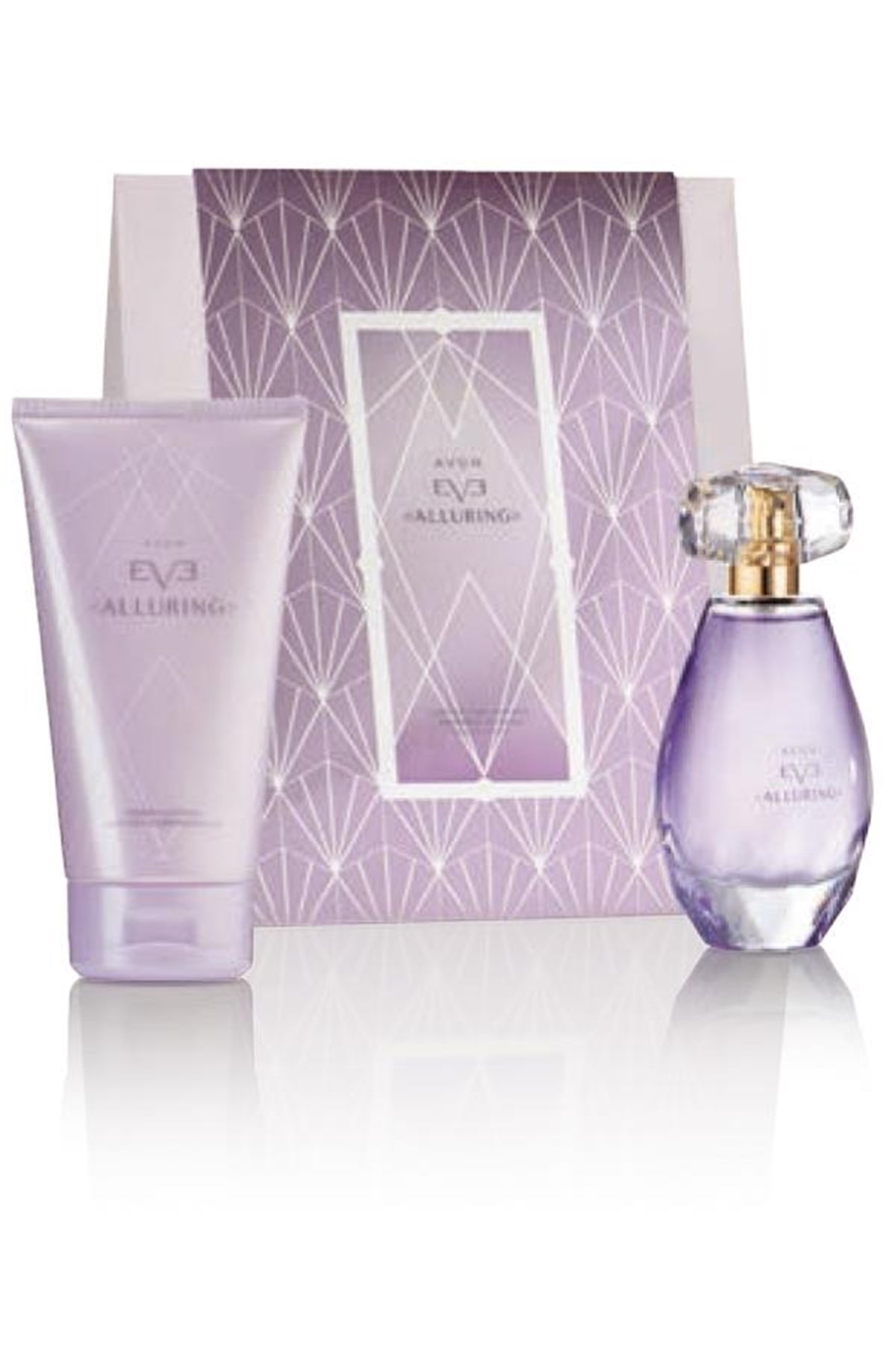 Avon Eve Alluring Eau de Parfum Body Lotion Gift Set Box