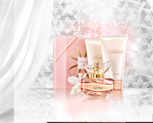 Load image into Gallery viewer, Avon Cherish Perfume Gift Set / Box
