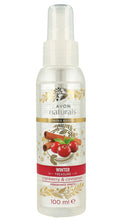 Load image into Gallery viewer, Avon Naturals Winter Treasure Cranberry &amp; Cinnamon Body Mist - 100ml
