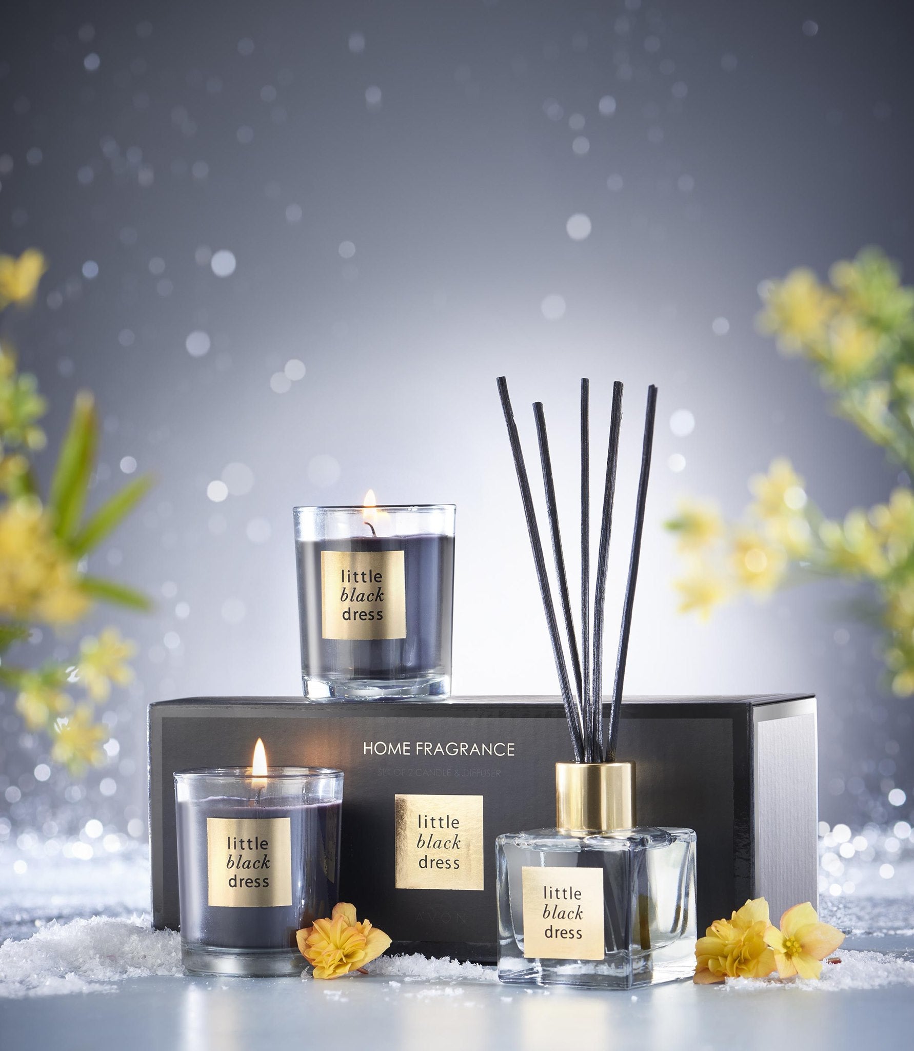 Avon Little Black Dress Home Fragrance Gift Set (diffuser + 2 candles) Fragrant Gift Avon Little Black Dress Home Fragrance Gift Set (diffuser + 2 candles) Fragrant Gift
