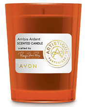 Load image into Gallery viewer, Avon Artistique Ambre Ardent Scented Candle
