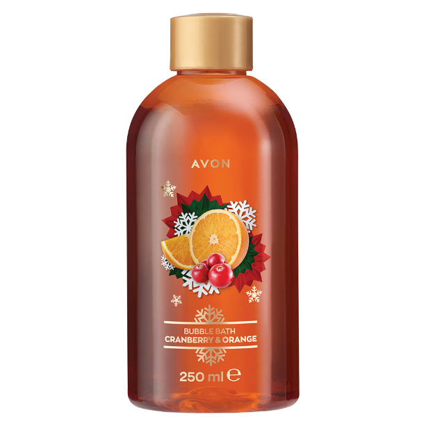 Avon Senses Cranberry & Orange Festive Bubble Bath - 250ml