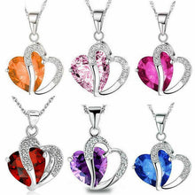 Load image into Gallery viewer, Luxury Heart Shaped Crystal Necklace
