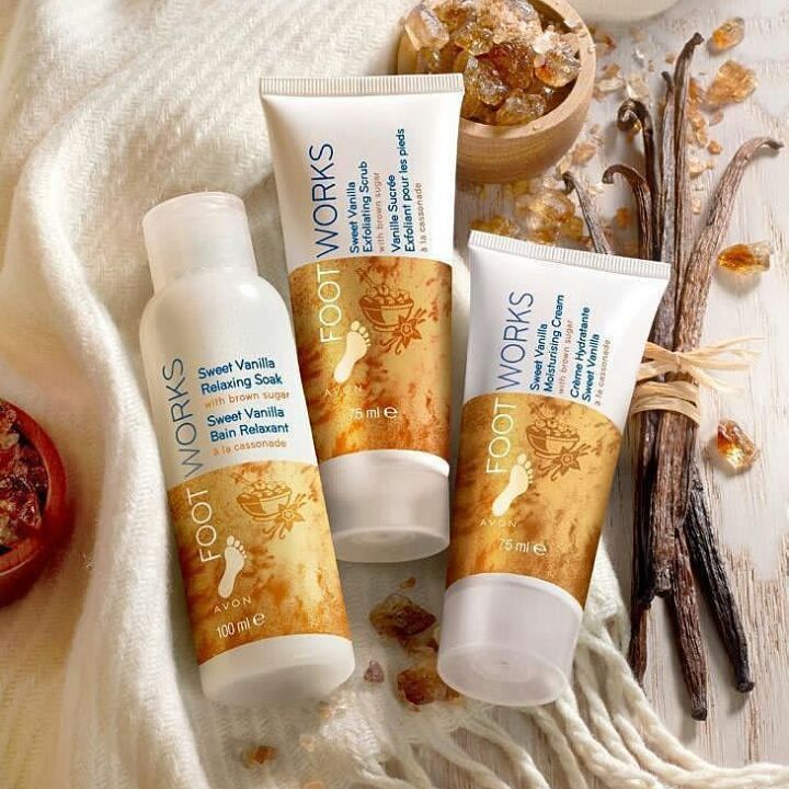 Avon Foot Works Orange & Cinnamon Moisturising Cream - 75ml