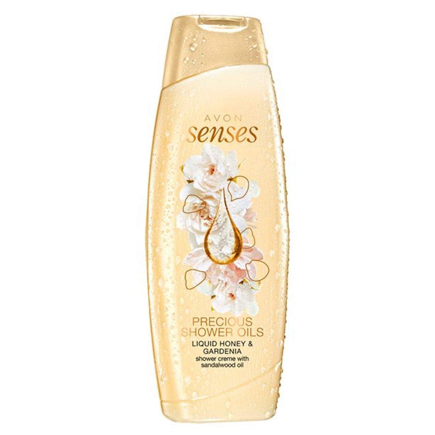 Avon Senses Precious Shower Oils Liquid Honey Gardenia Shower