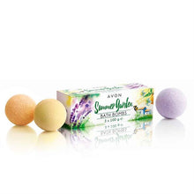 Load image into Gallery viewer, Avon Trio of Summer Garden Bath Bombs
