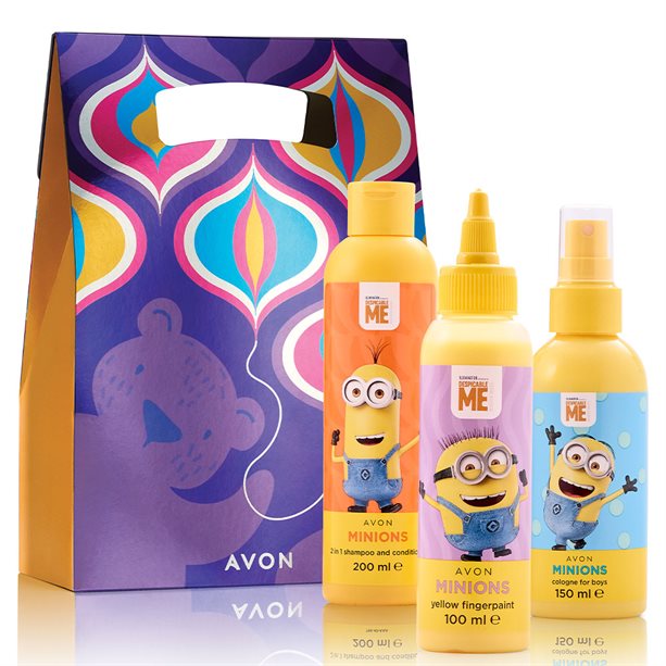 Avon Minions Orange Bathtime Gift Set for Boys