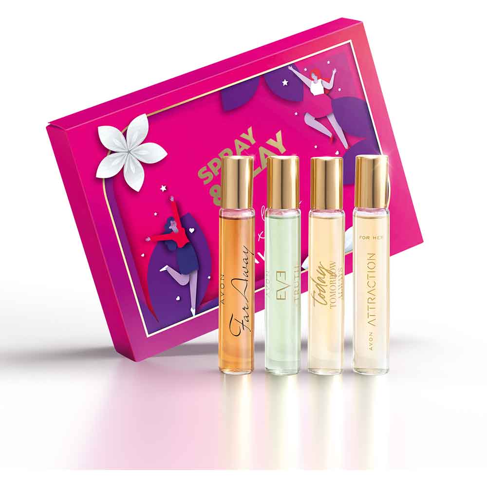 Avon TTA Today / Attraction / Eve Truth / Far Away Purse Spray Gift Set